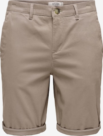 Only & Sons Pants 'ONSSaul' in Beige: front