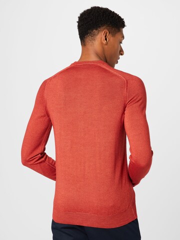 BOSS Orange Sweater 'Anserlot' in Red