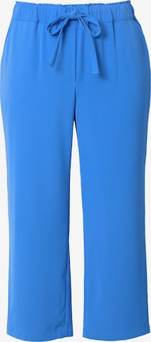 Ulla Popken Trousers in Blue: front