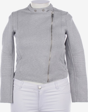 TOMMY HILFIGER Übergangsjacke M in Grau: predná strana