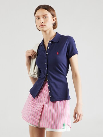 Polo Ralph Lauren Blouse in Blauw: voorkant