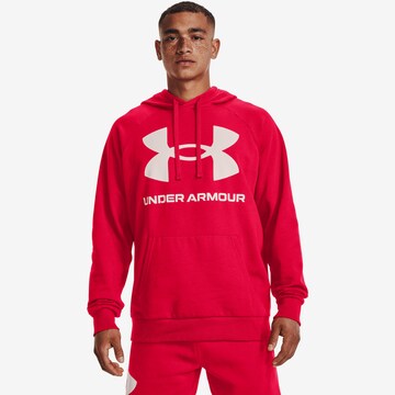 UNDER ARMOUR Athletic Sweatshirt in Red: front