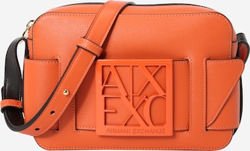 Borsa a tracolla di ARMANI EXCHANGE in arancione: frontale