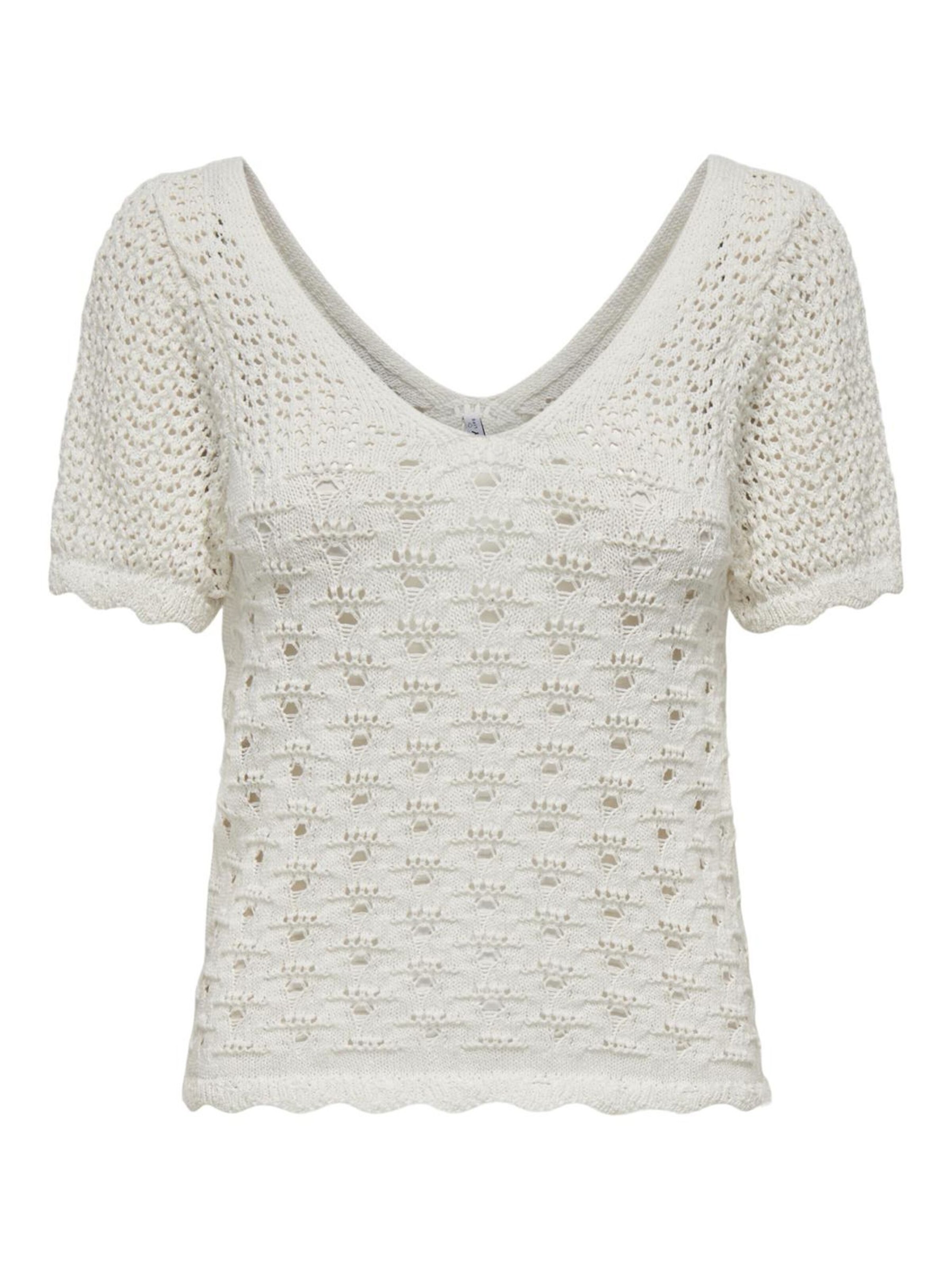 ONLY - Jersey 'ONLBECCA' en blanco: frente