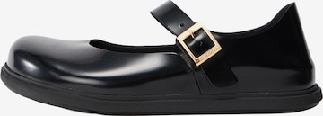 BIRKENSTOCKOtvorene balerinke 'Mantova DB LENA' - crna boja: prednji dio