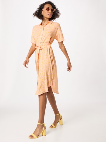 Robe-chemise 'JENNY' VERO MODA en orange