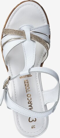 MARCO TOZZI Sandalen met riem in Wit