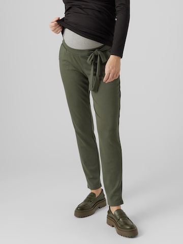 MAMALICIOUS - regular Pantalón 'Masmini' en verde: frente