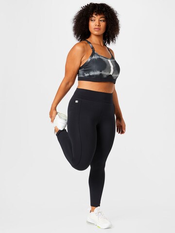 Nike SportswearBustier Sportski grudnjak 'INDY' - crna boja