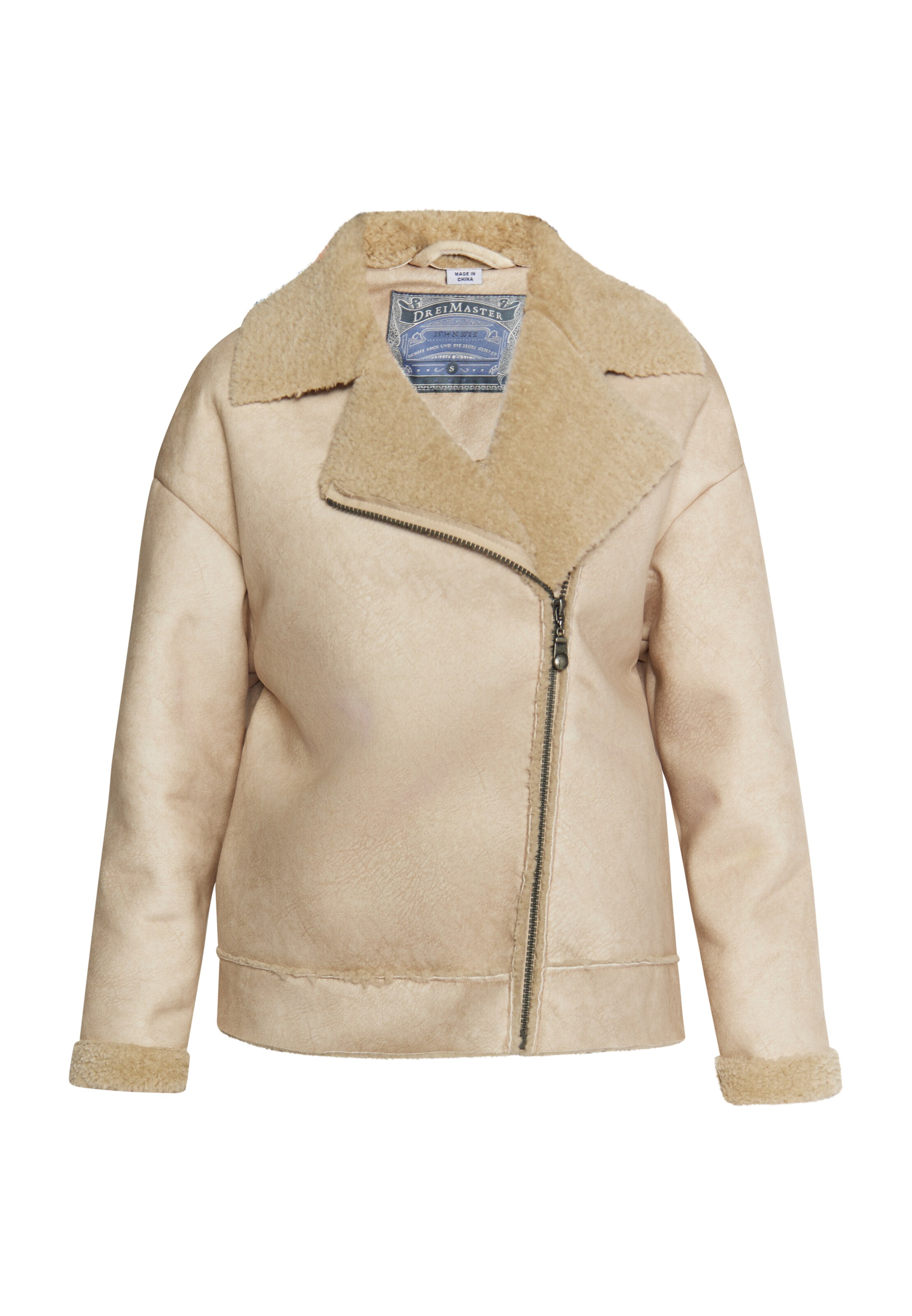 DreiMaster Vintage Overgangsjakke i creme, Produktvisning