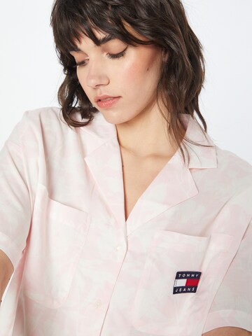 Chemisier Tommy Jeans en rose