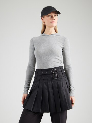 T-shirt Monki en gris : devant