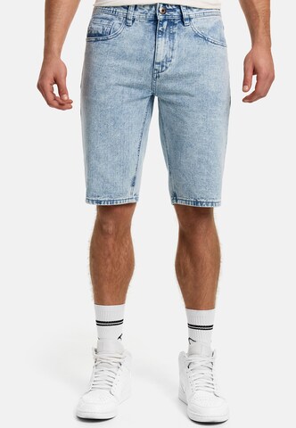 INDICODE JEANS Regular Pants 'INTempol' in Blue: front