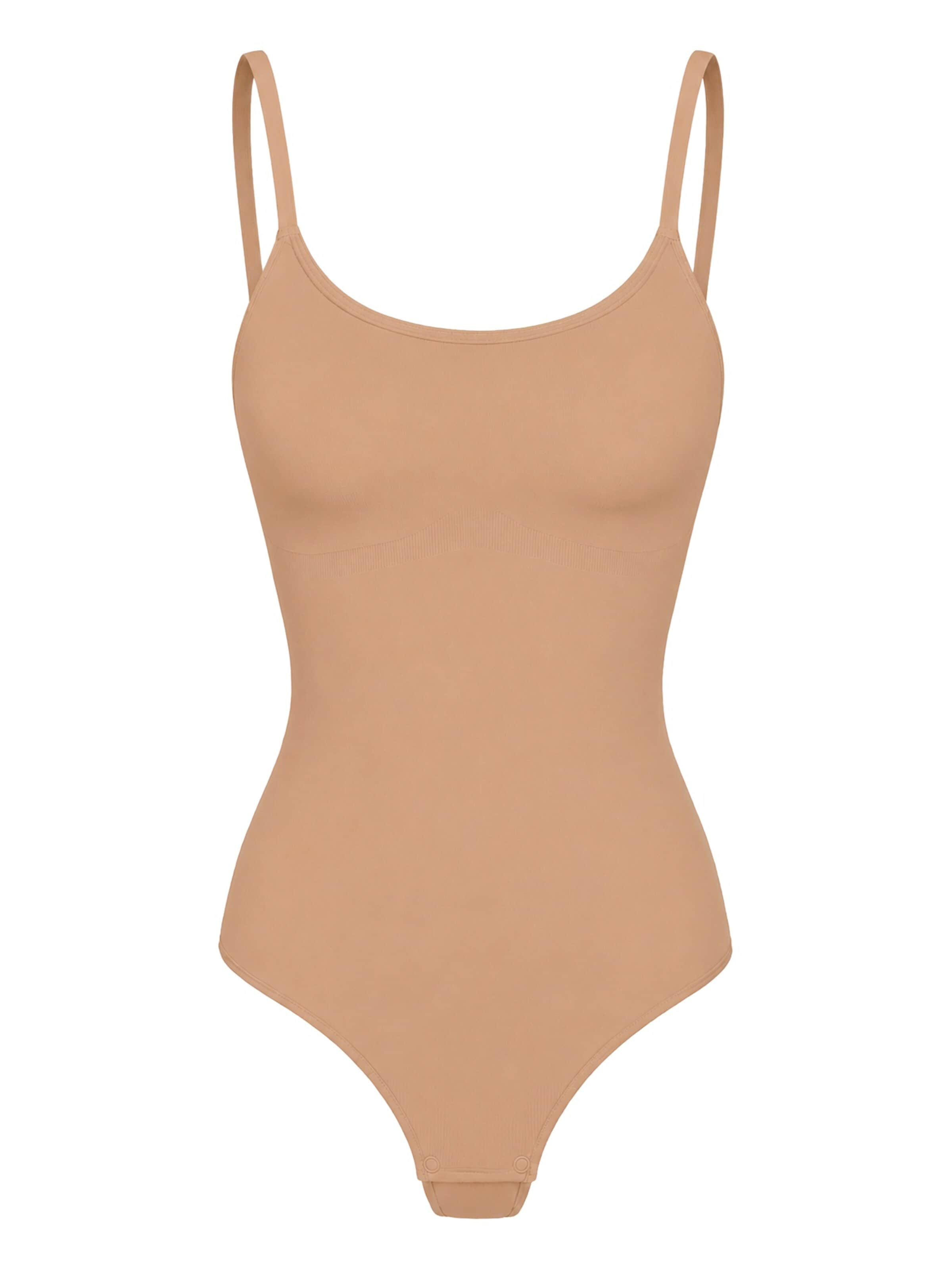 Body modelant 'Cami Sculpting Bodysuit with String' cfab en beige : devant