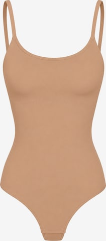Body modelant 'Cami Sculpting Bodysuit with String' cfab en beige : devant