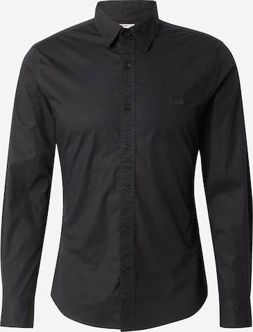 LEVI'S ® Рубашка 'Battery Housemark Slim Fit Shirt' в Черный: спереди