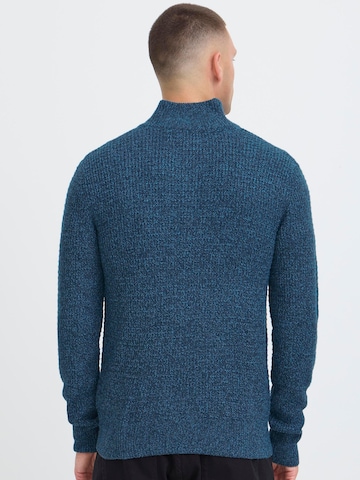 BLEND Gebreid vest ' BHMPattix ' in Blauw
