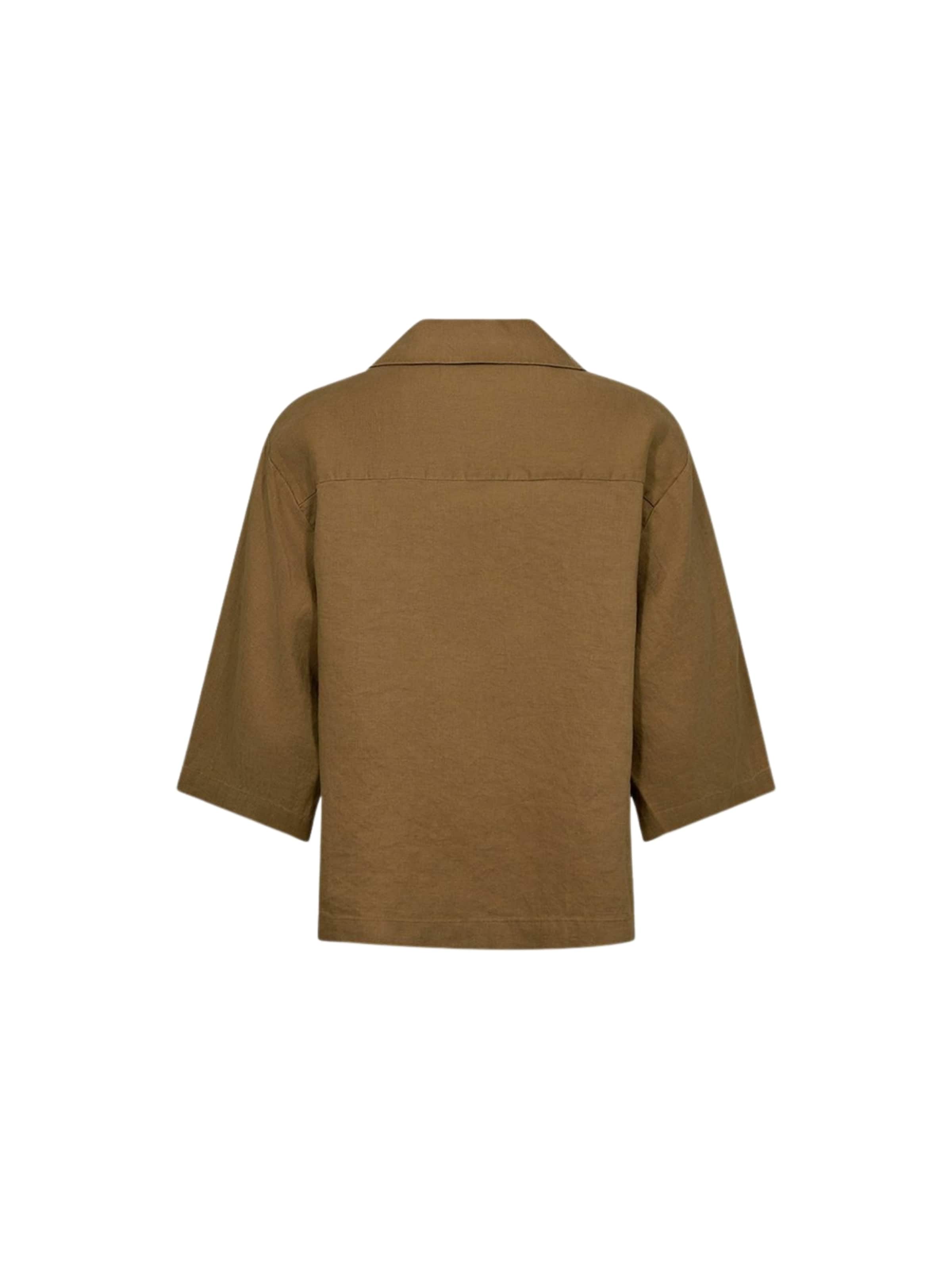 Ivy Copenhagen Shirt ' PD-Lina Linen ' in Brown