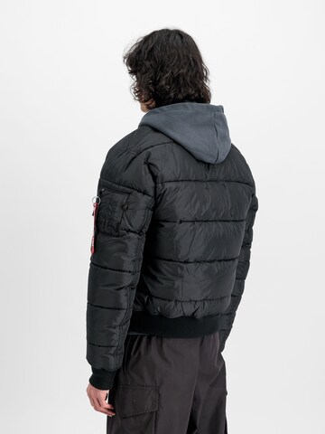 ALPHA INDUSTRIES Between-Season Jacket 'MA-1 Puffer' in Black