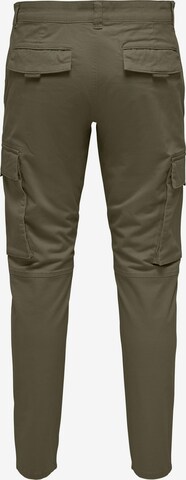 Only & Sons Regular Cargo trousers 'NEXT' in Green