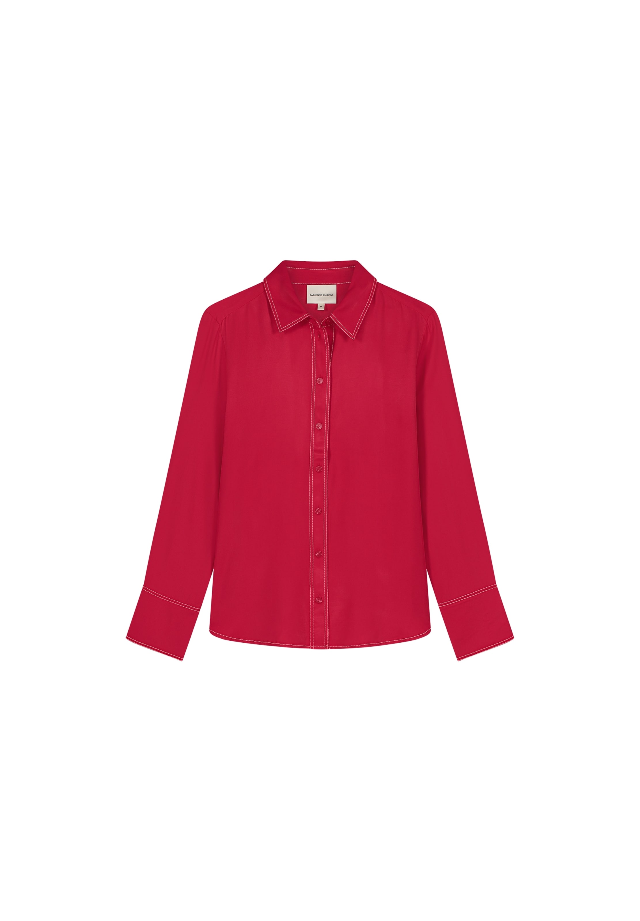 Fabienne Chapot Blouse in Rood: voorkant