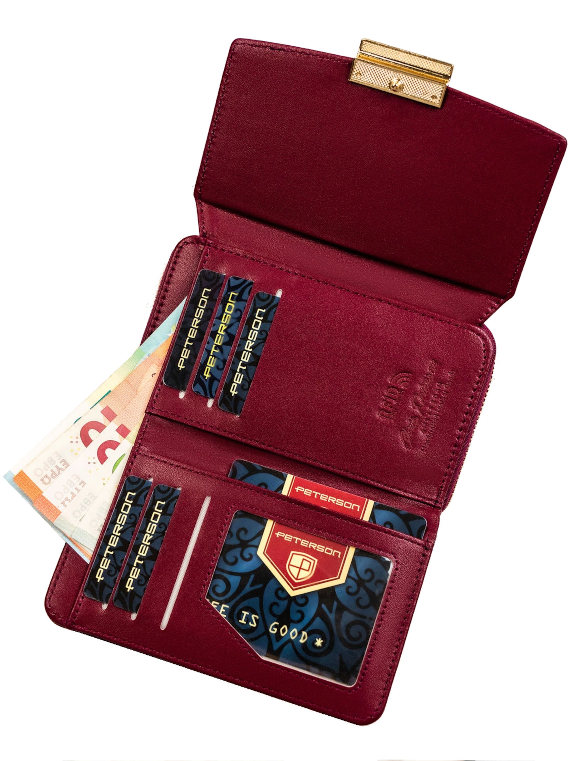 Tomshop24-7 Wallet 'Peterson RFID' in Red