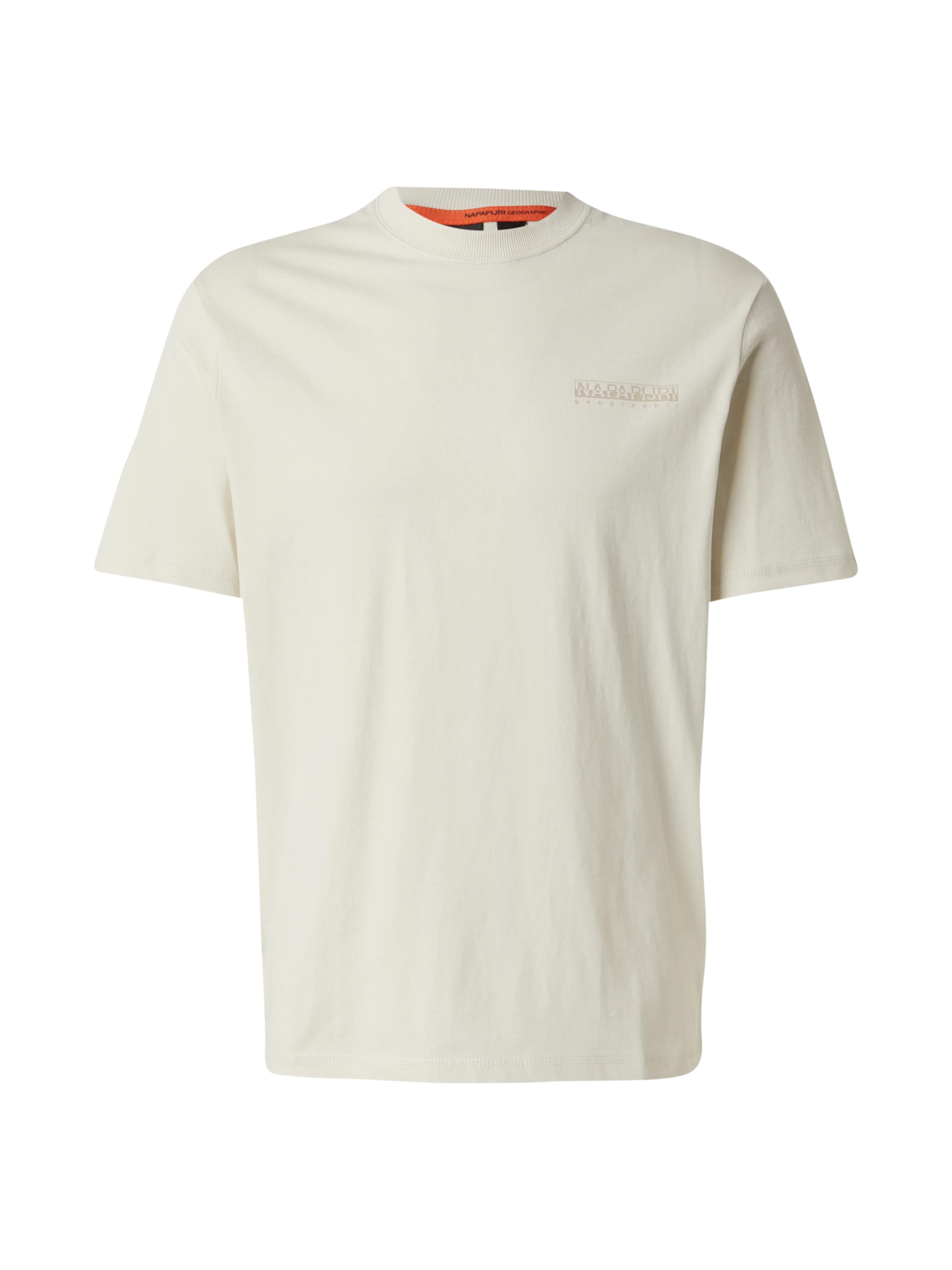 NAPAPIJRI Μπλουζάκι σε μπεζ: μπροστά