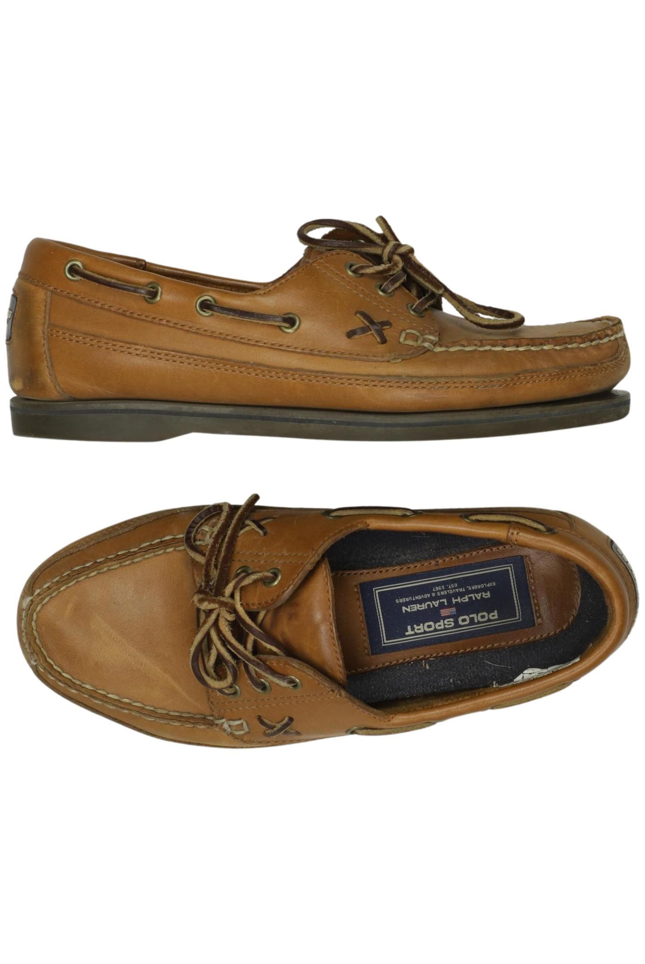 Polo Ralph Lauren Flats & Loafers in 39,5 in Brown: front
