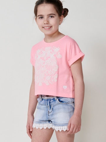 KOROSHI T-Shirt in Pink: Vorderseite