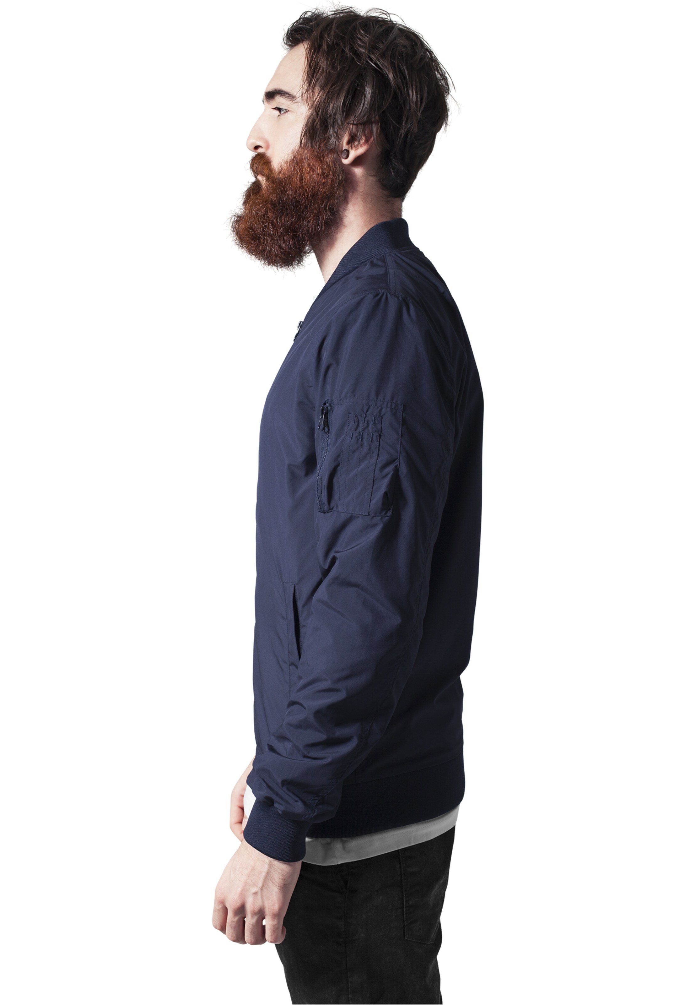 Urban Classics Overgangsjakke i blå