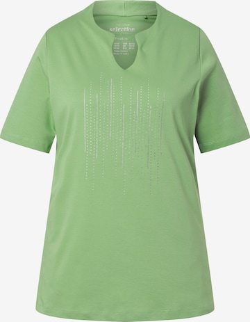 Ulla Popken Shirt in Green: front
