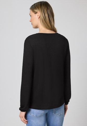 STREET ONE Strickjacke in Schwarz