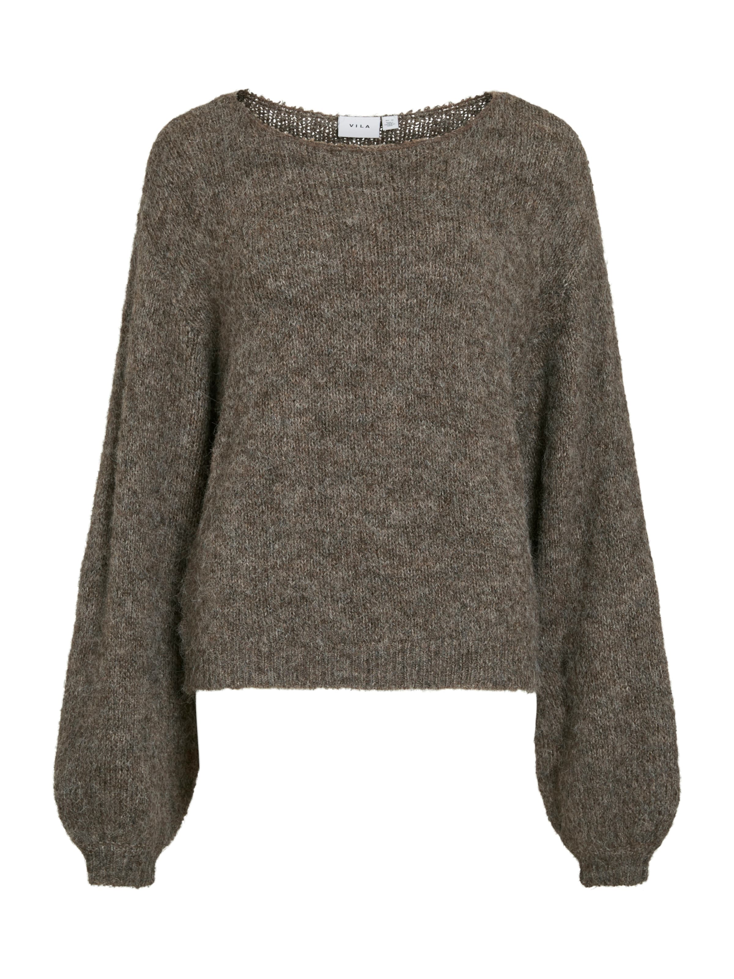 VILA Pullover 'VIMarley' in Braun: Vorderseite