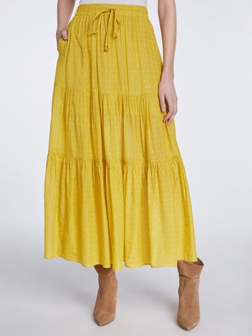 SET Skirt in Yellow: front
