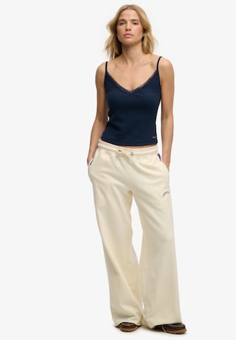 Superdry & Co Top 'Athletic Essentials' in Blauw