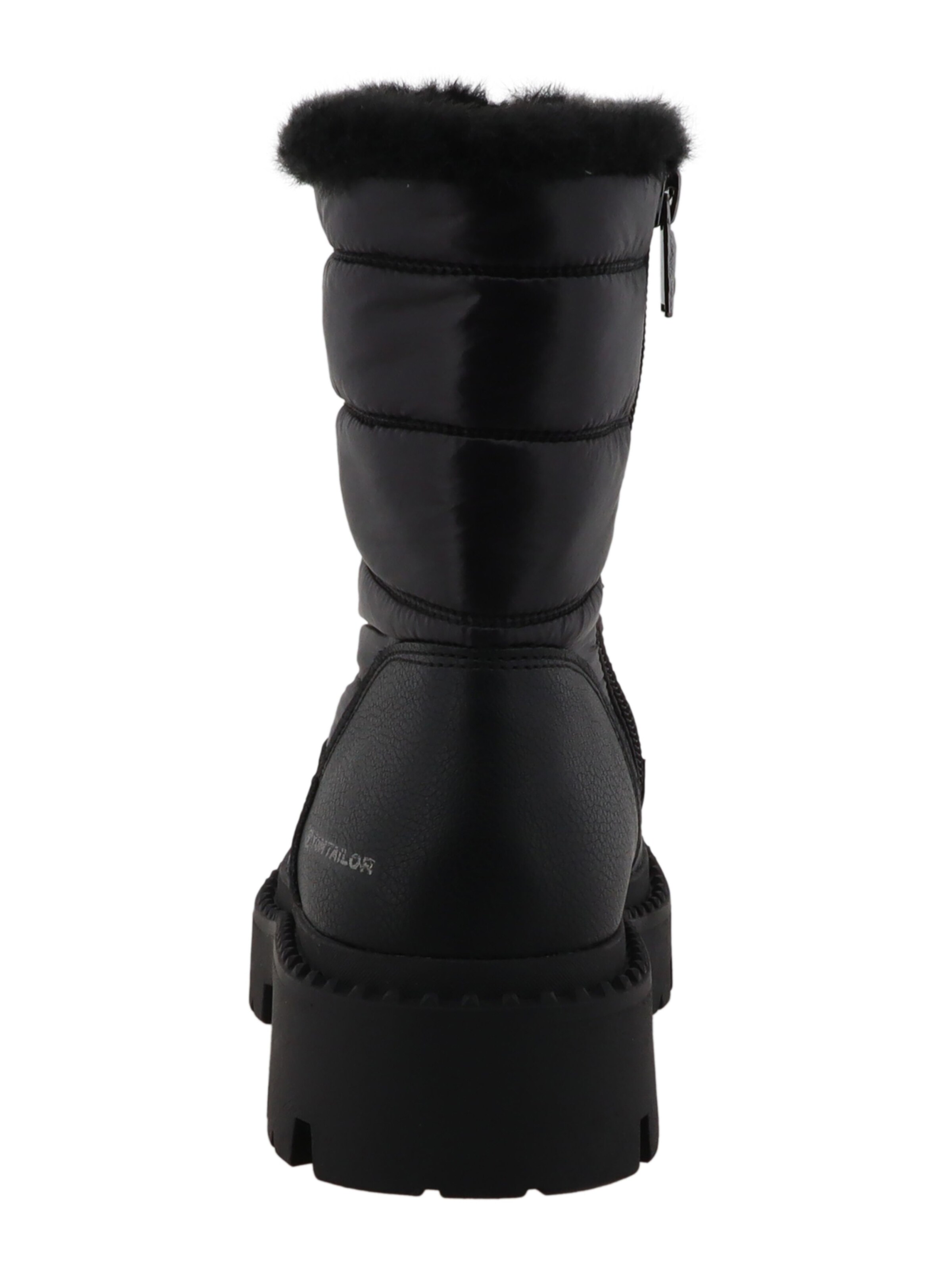 TOM TAILOR Ankle Boots in Black