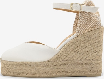 Castañer Espadrillo 'Chiarita' värissä beige: etupuoli