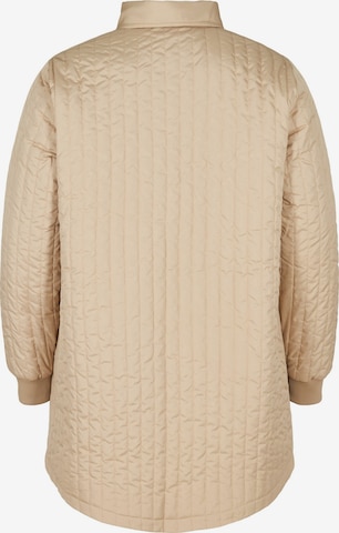 Zizzi Übergangsjacke 'Mkenzi' in Beige