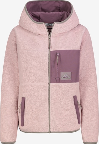 Sublevel Fleecejacke in Pink: Vorderseite