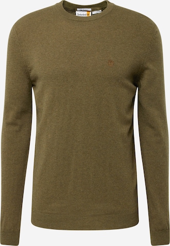 TIMBERLAND Regular Fit Pullover i grøn: forside