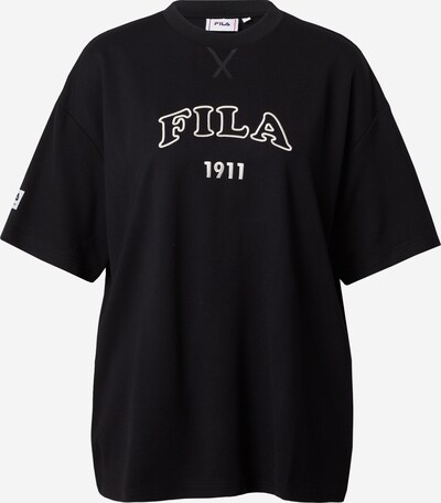 FILA T-shirt 'TULA' en noir / blanc cassé, Vue avec produit