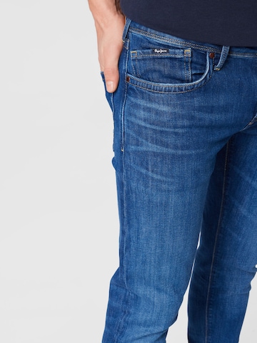 Pepe Jeans Slimfit Jeans 'Hatch' in Blauw