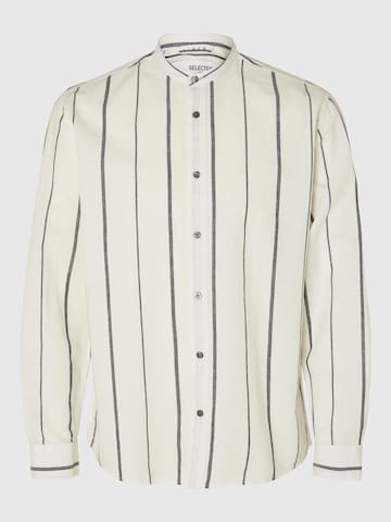 SELECTED HOMME Regular fit Button Up Shirt in White