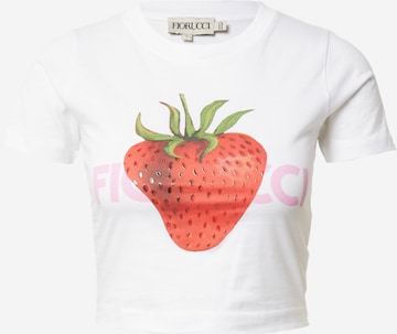 Fiorucci - Camiseta en blanco: frente