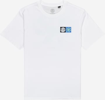 T-Shirt 'MIDDAY' ELEMENT en blanc : devant