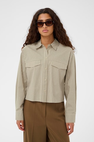 T-shirt 'SLSivah' SOAKED IN LUXURY en beige : devant