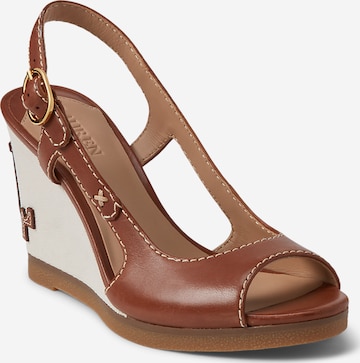 Lauren Ralph Lauren Sandaalit 'RONI' värissä ruskea: etupuoli