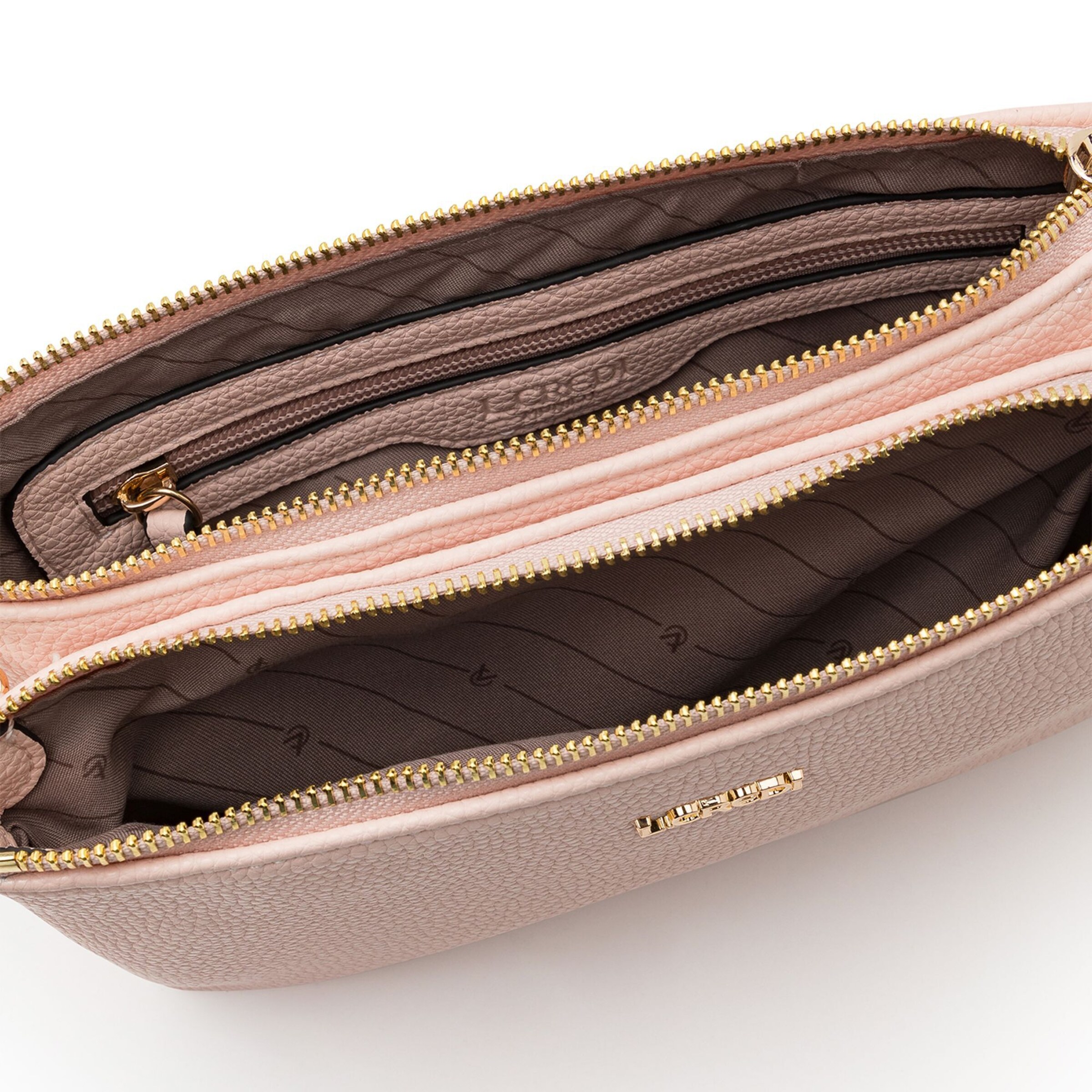 L.CREDI Schoudertas 'Ella' in Roze