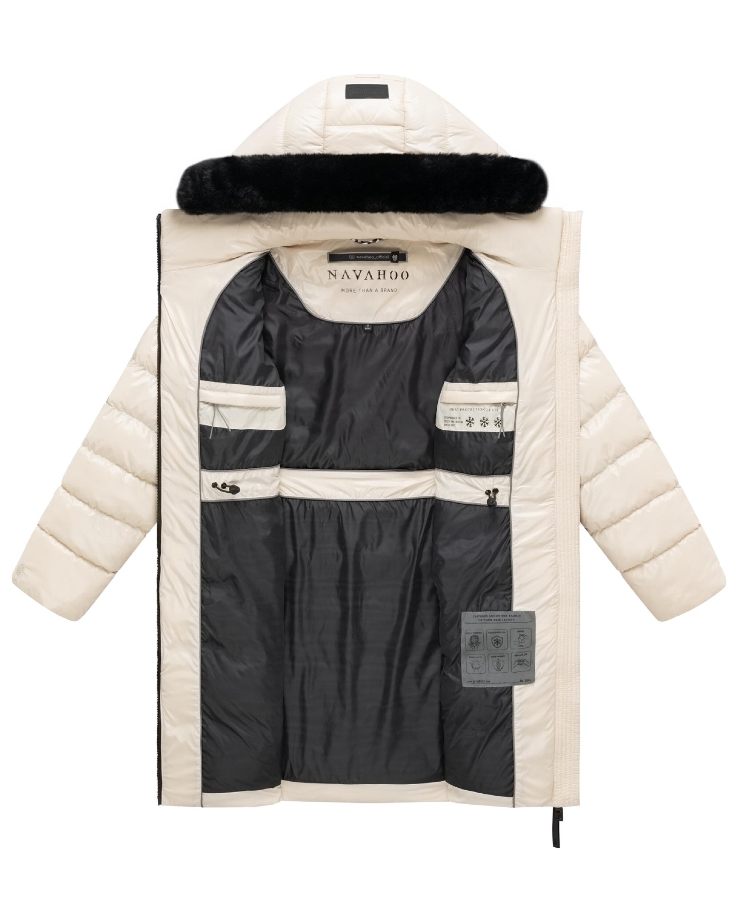 Cappotto invernale 'Lumeiaa 14' di NAVAHOO in beige