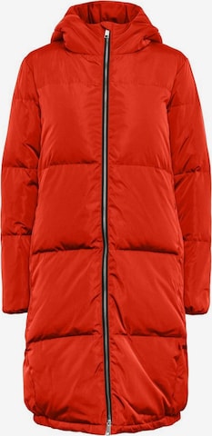 Y.A.S Winter Coat 'MILLY' in Red: front